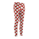 Strawberry Print Casual Leggings