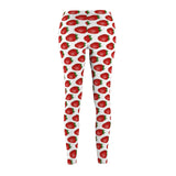 Strawberry Print Casual Leggings