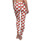 Strawberry Print Casual Leggings